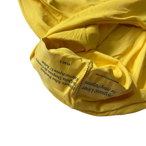 Becca Candice Multi Way One Piece Swimsuit Removeable Soft Cups Yellow Size Sma - Picture 5 of 8